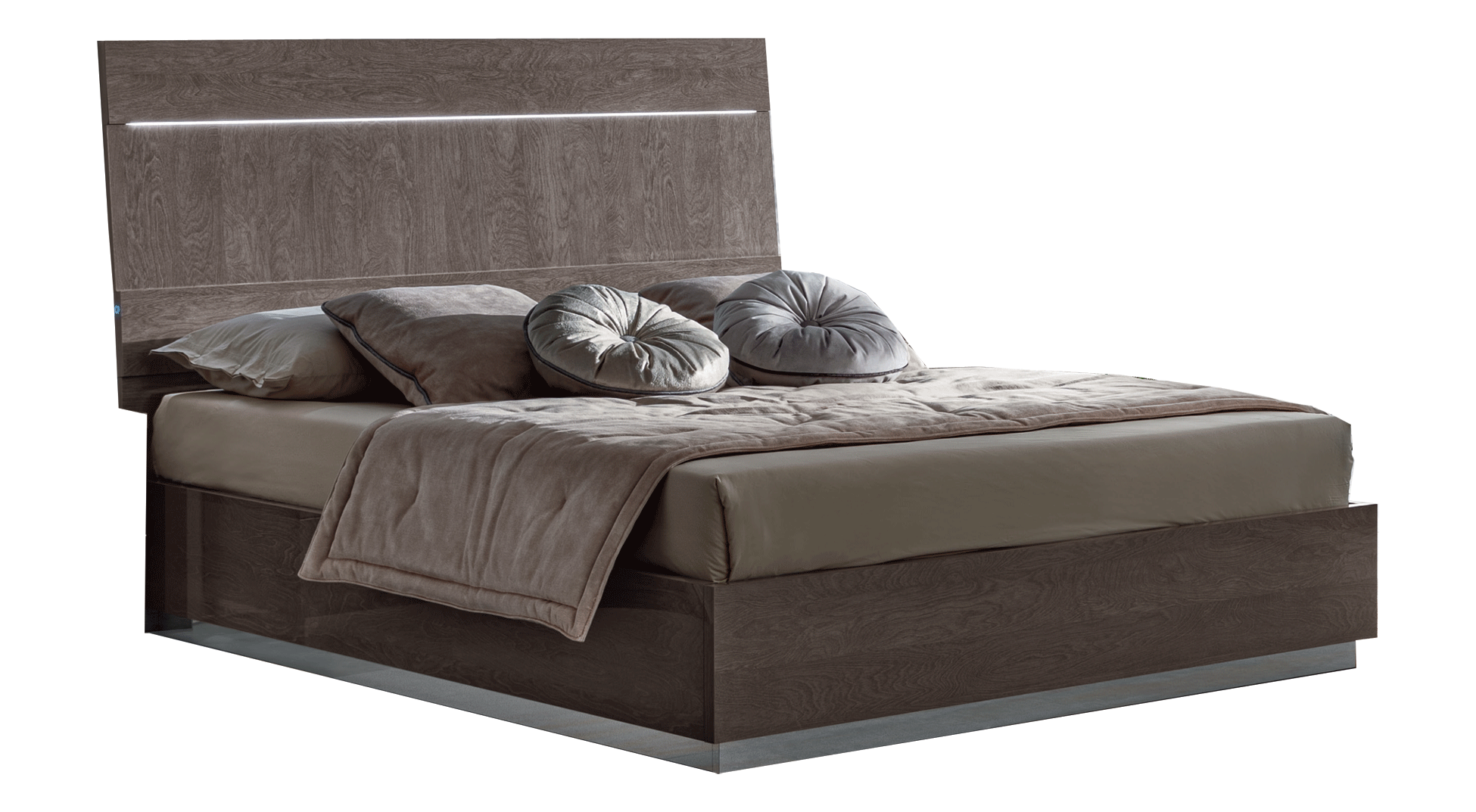 Living Room Furniture Sectionals Kroma SILVER Bed