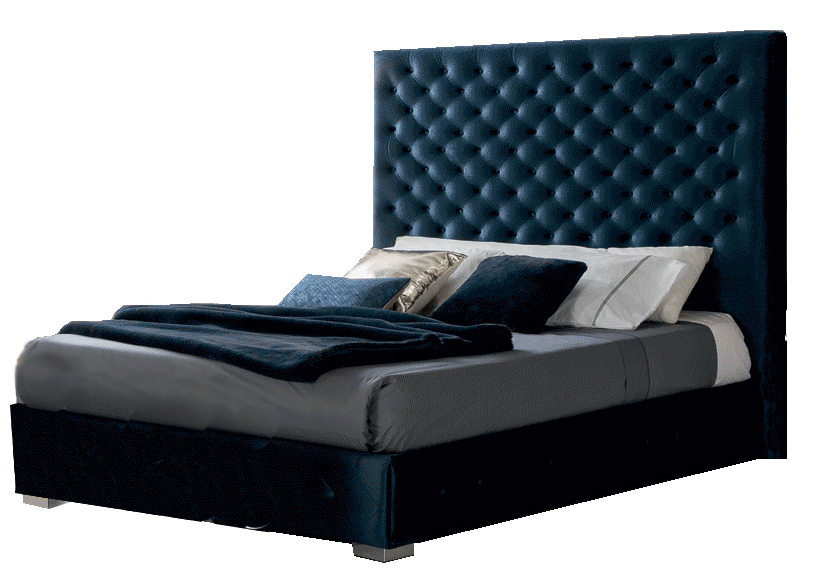 Brands Garcia Sabate, Modern Bedroom Spain Leonor Blue Bed w/storage