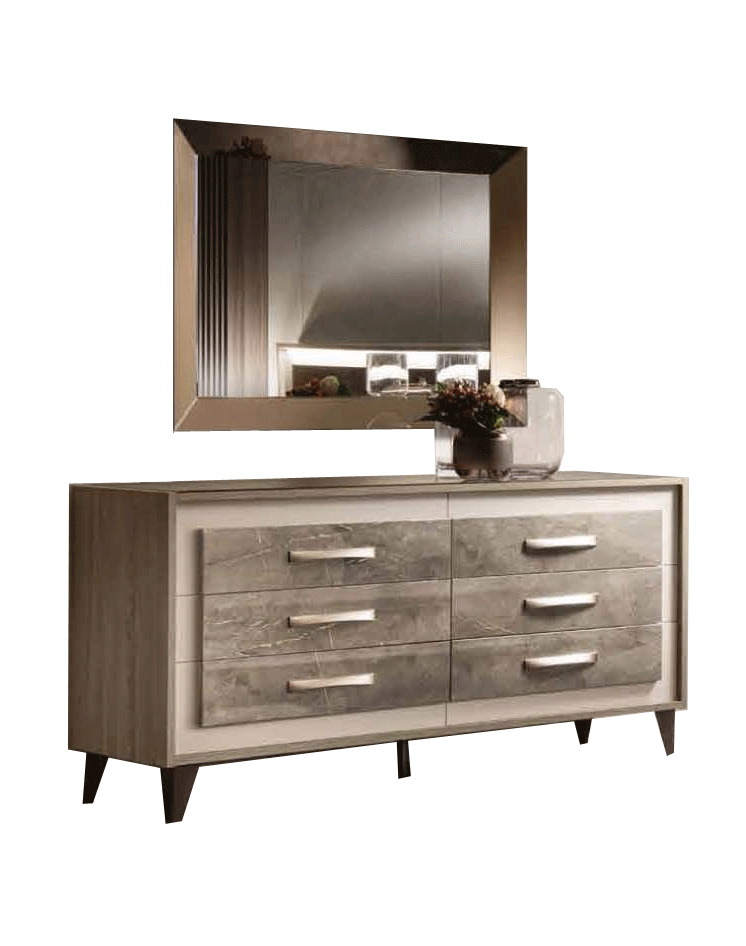Brands Arredoclassic Living Room, Italy ArredoAmbra Double Dresser / Mirror