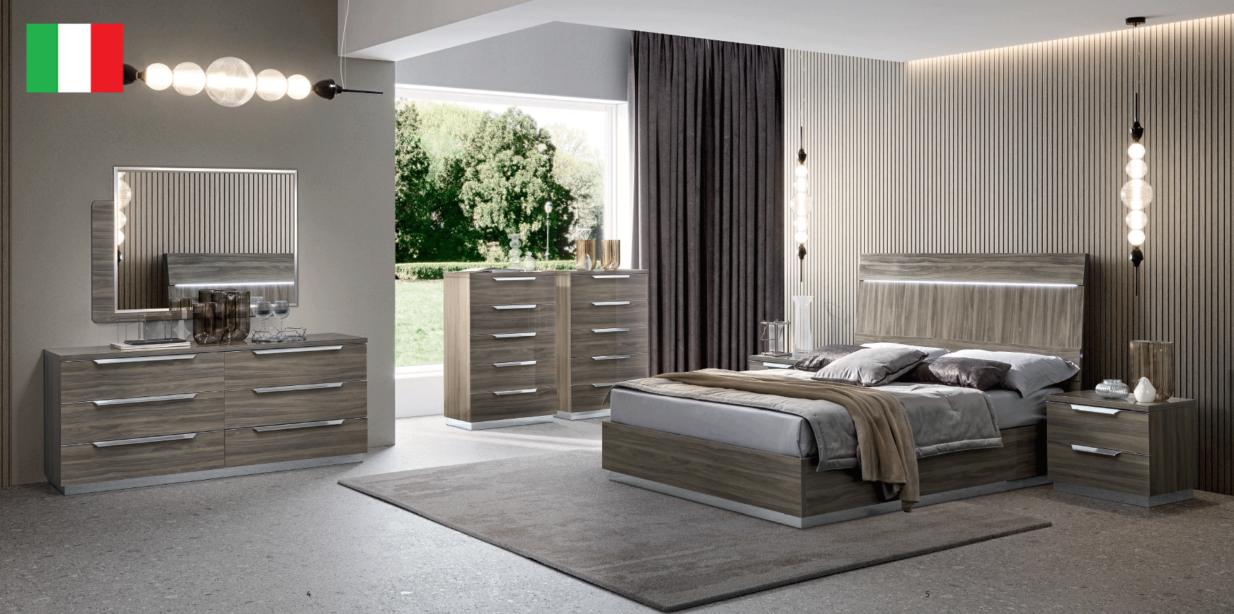 Brands Camel Modern Living Rooms, Italy Kroma Bedroom GREY by Camelgroup – Italy