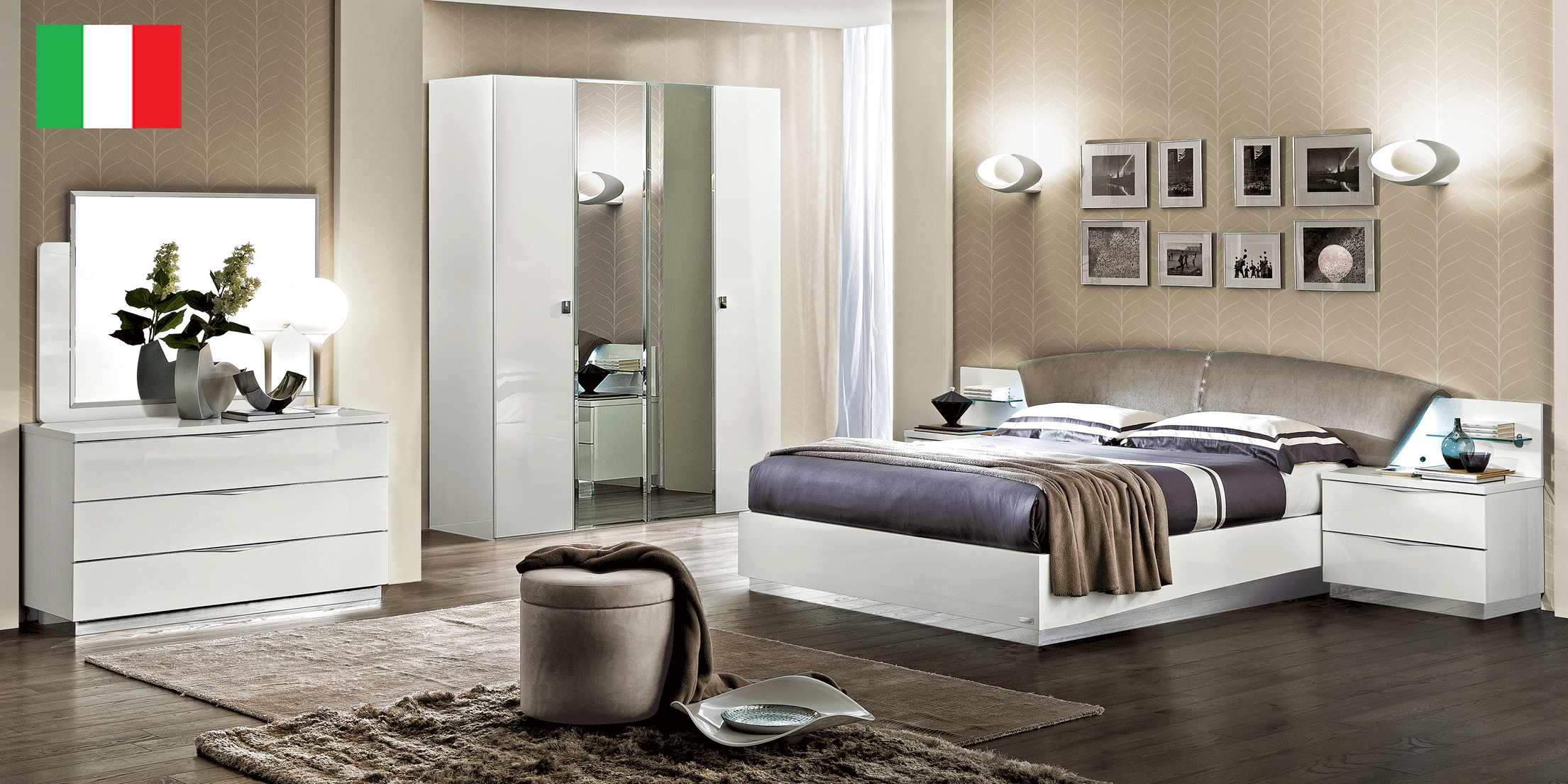 Brands Garcia Sabate, Modern Bedroom Spain Onda DROP Bedroom WHITE