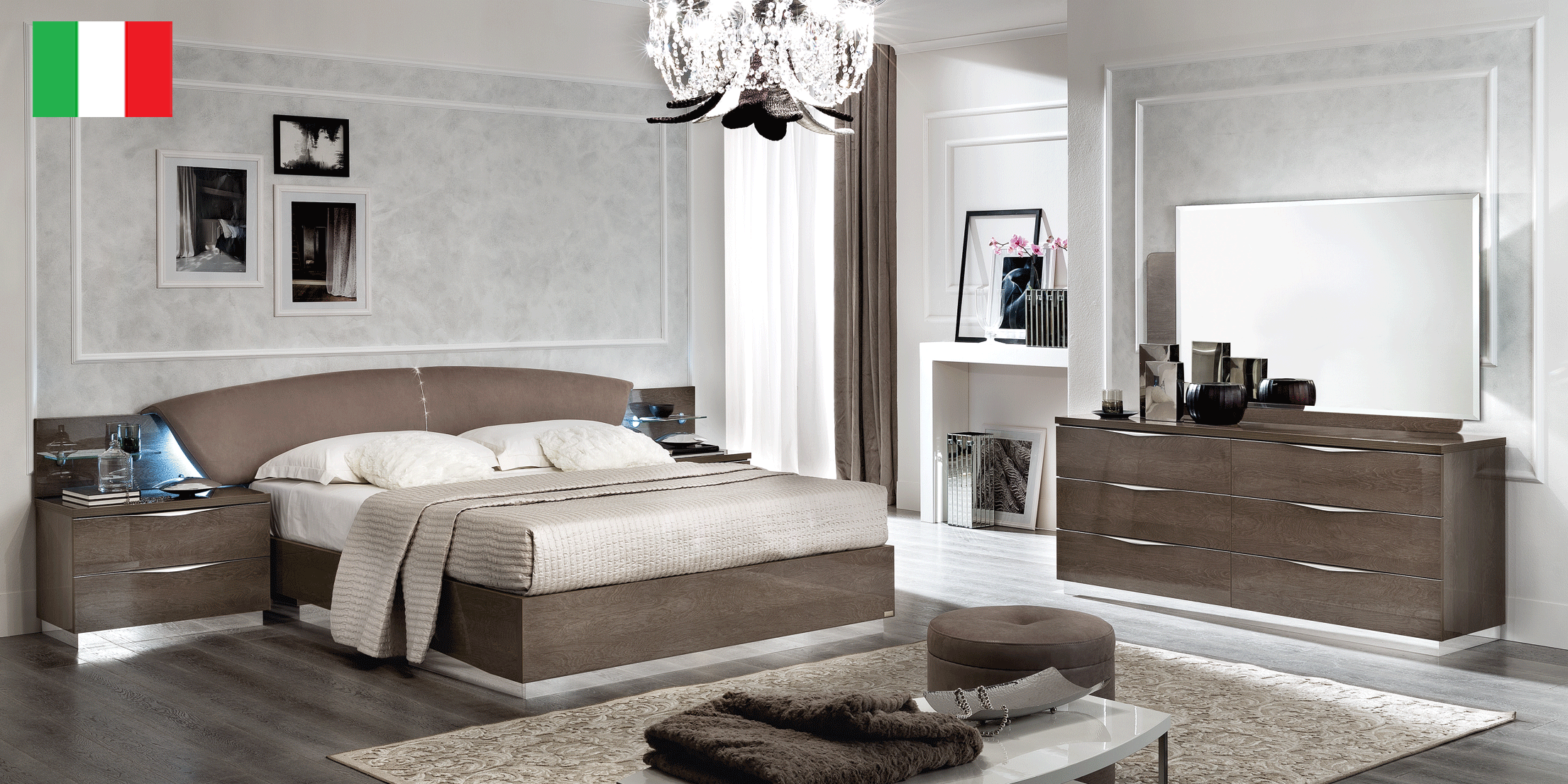 Brands Garcia Sabate, Modern Bedroom Spain Platinum DROP Bedroom SILVER BIRCH