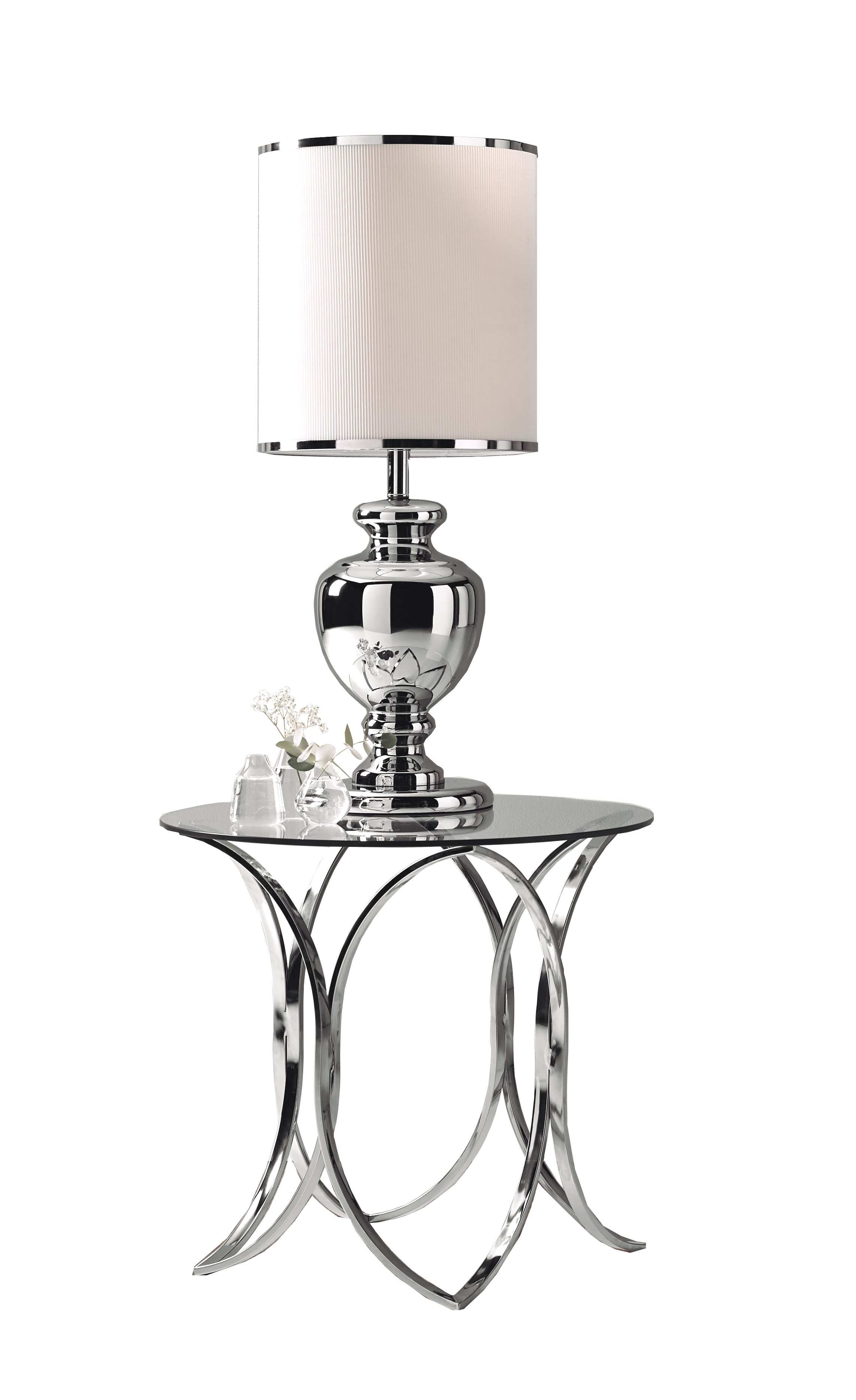 Brands Kuka Home CT-234 Coffee Table, LT-2294-C1W Table Lamp
