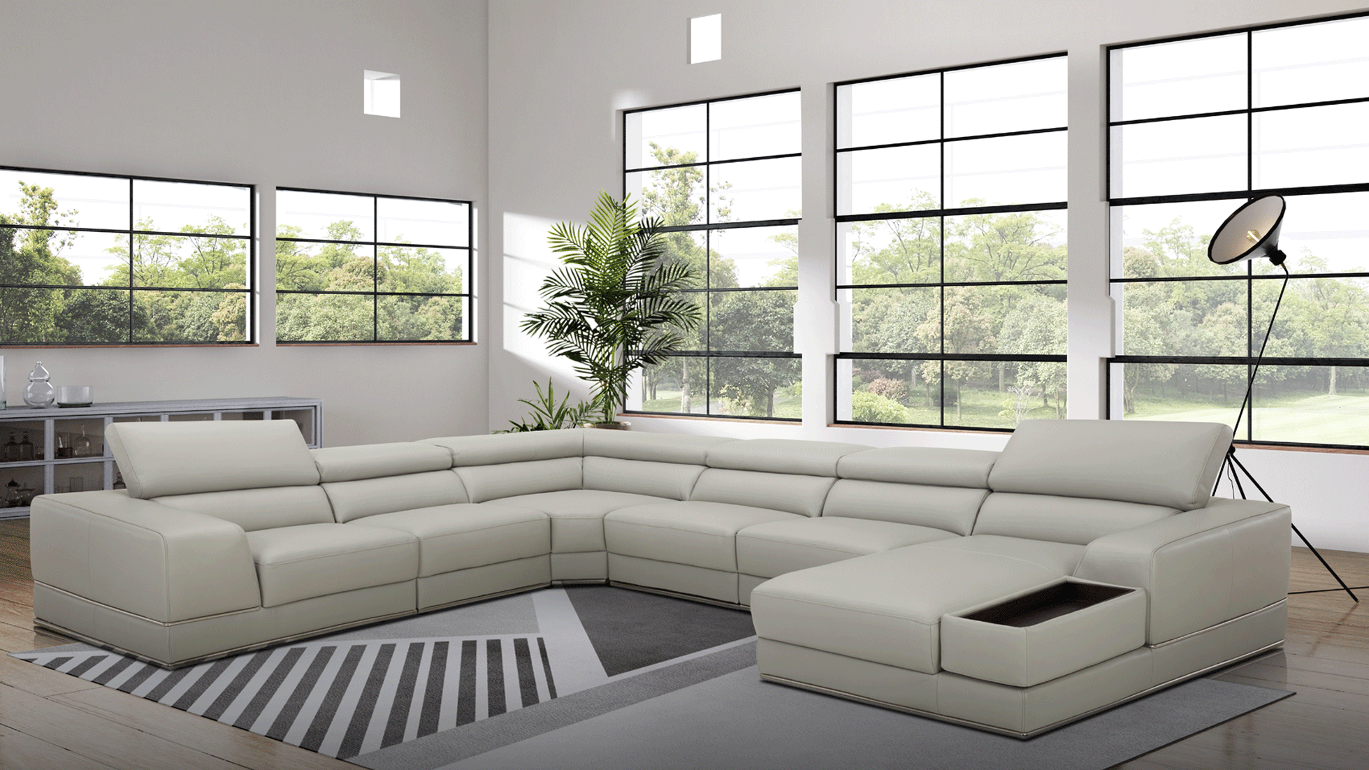 Living Room Furniture Rugs 1576 Sectional Right by Kuka