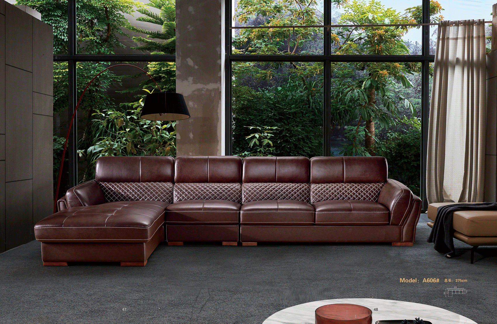 Brands CutCut Collection A606 Sectional