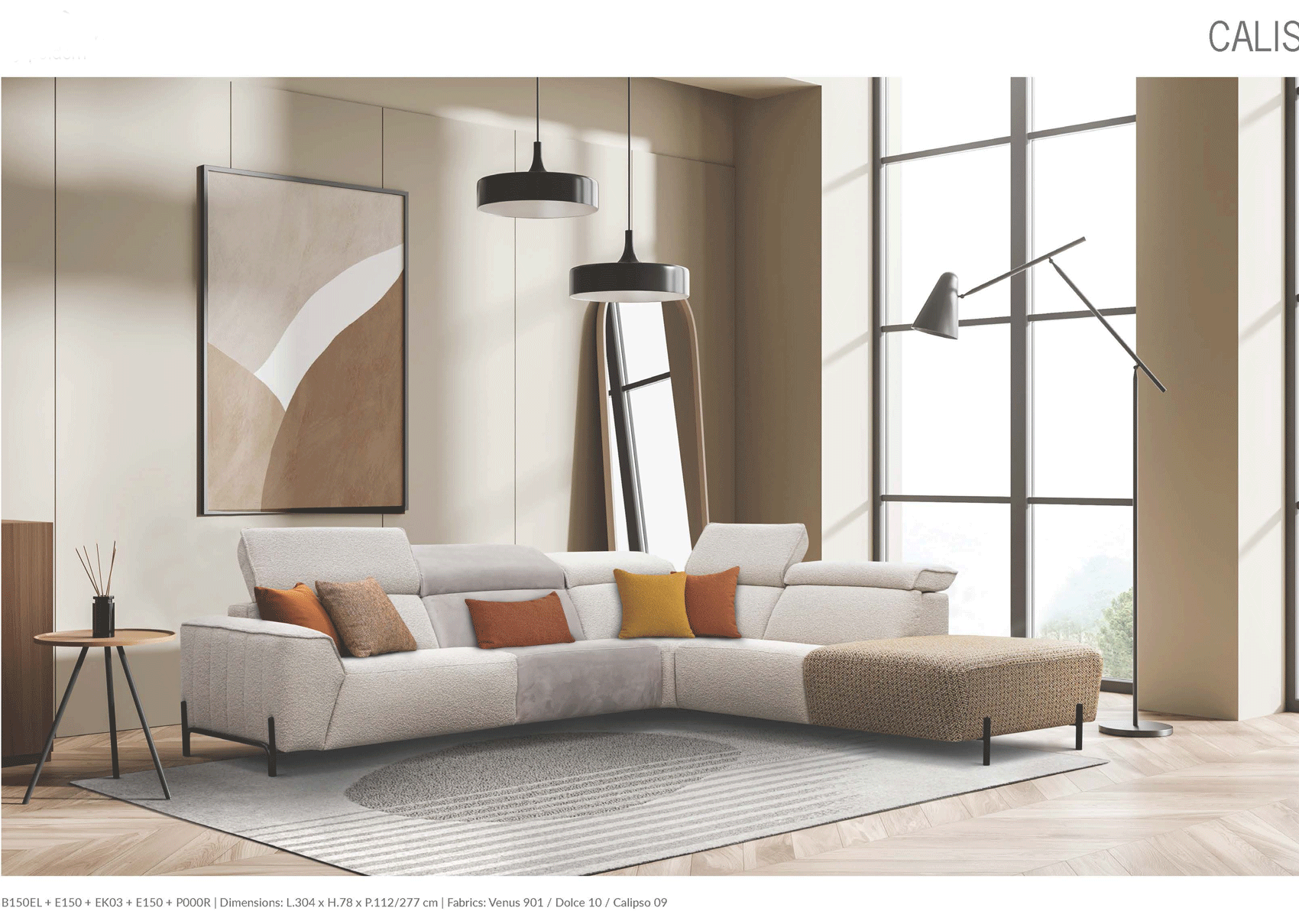 Brands Franco Gold Calis Sectional