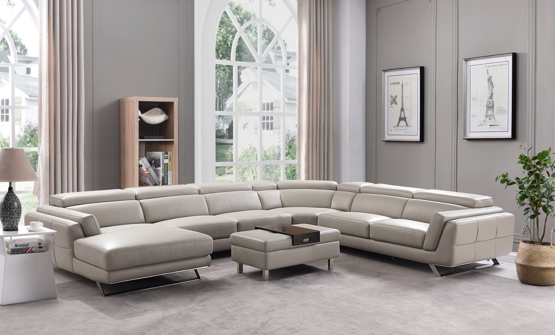 Brands ALF Capri Coffee Tables, Italy 582 Sectional Left