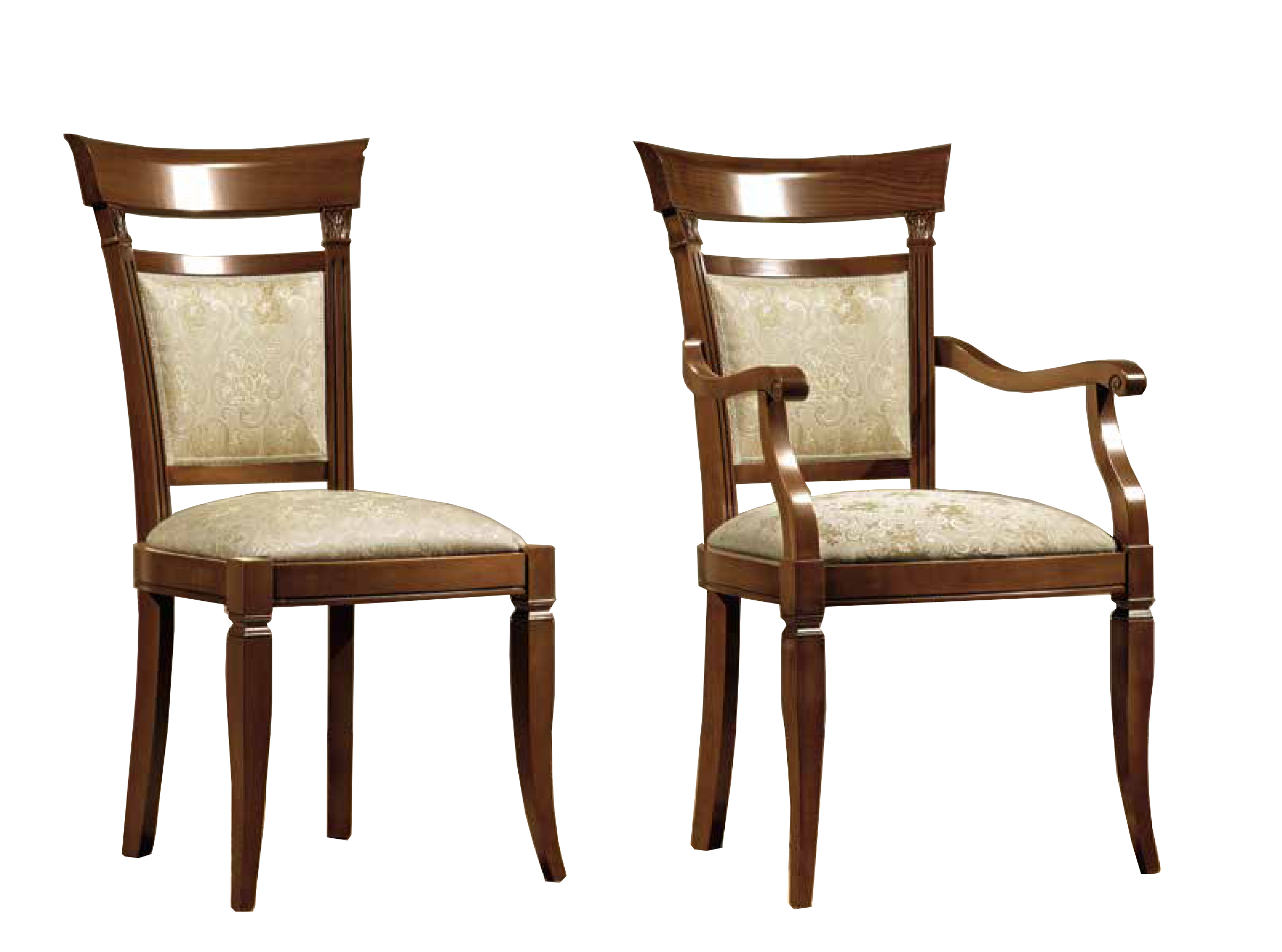 Living Room Furniture Swatches Treviso Chairs Cherry