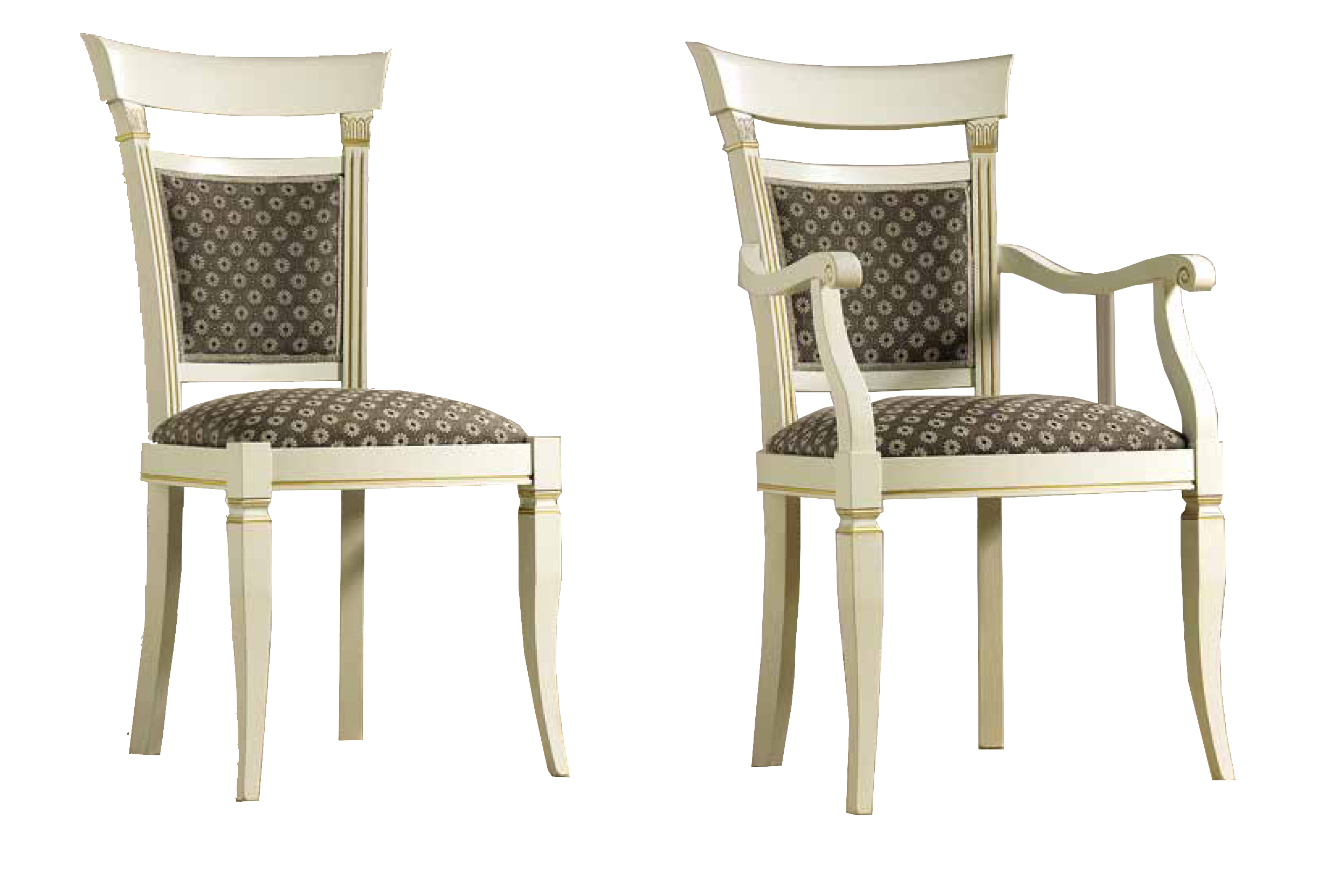 Clearance Bedroom Treviso Chairs White Ash