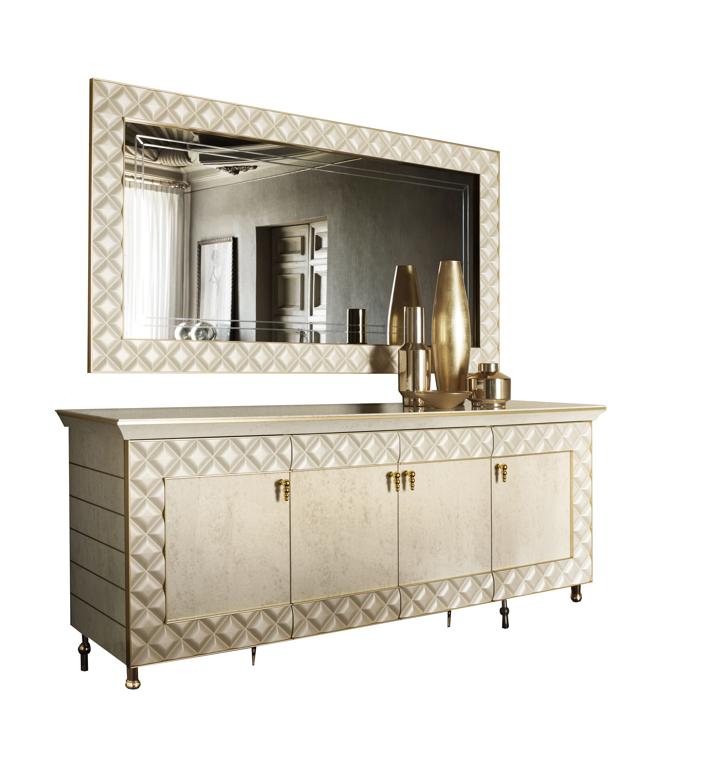 Brands Camel Gold Collection, Italy Sipario Buffet w/Mirror by Arredoclassic
