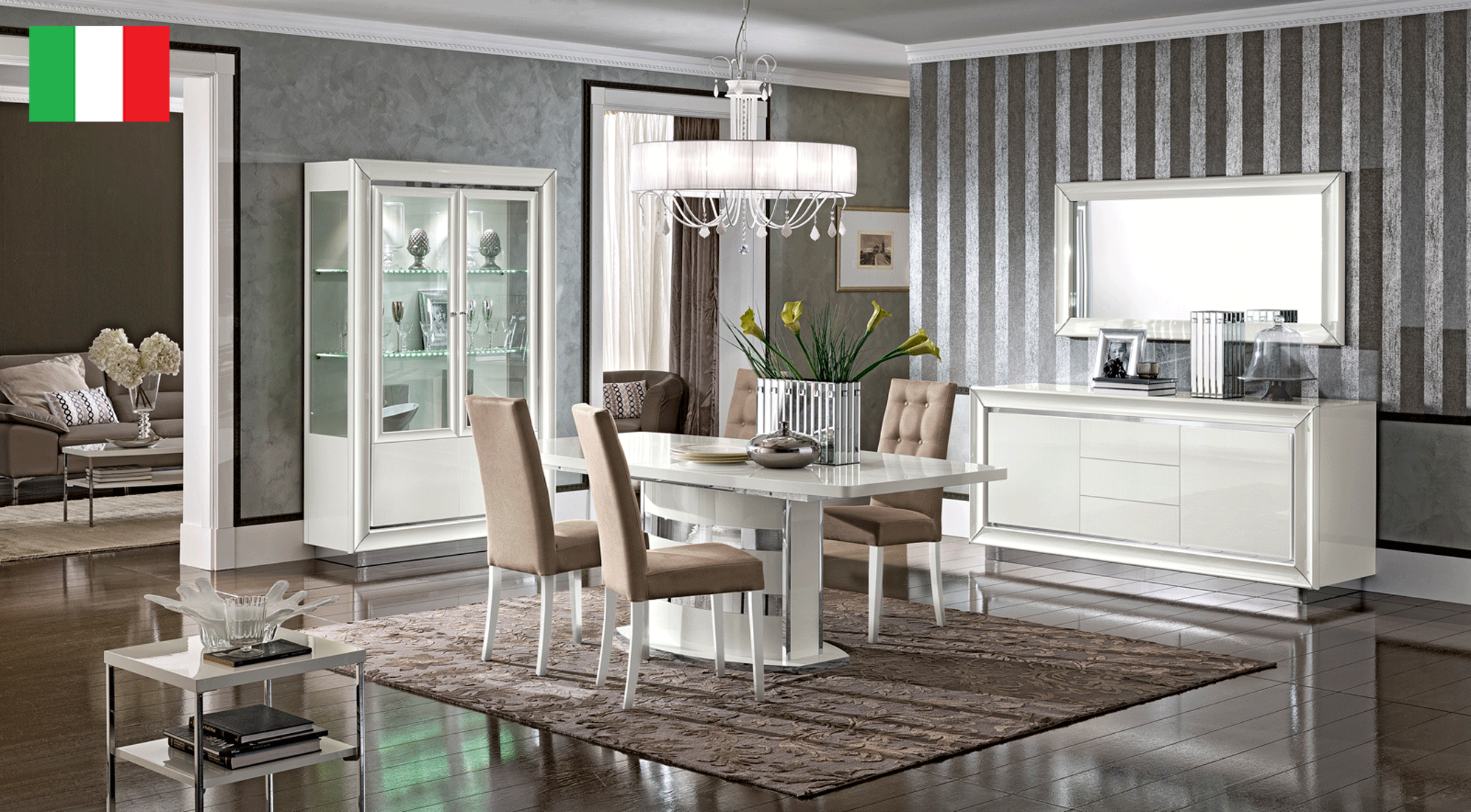 Living Room Furniture Swatches Dama Bianca Dining
