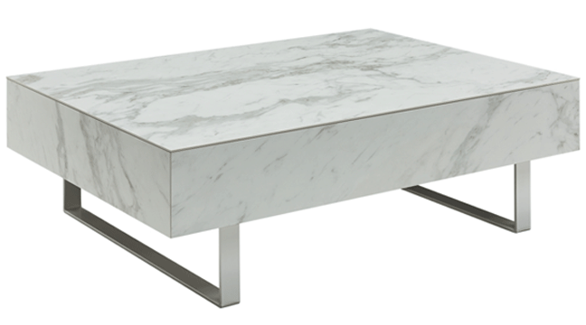 Brands Camel Gold Collection, Italy 1497 White marble Coffee Table