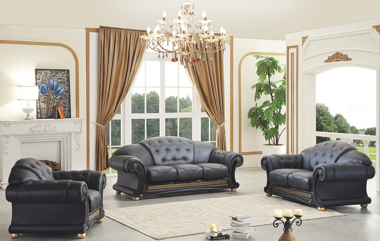 Brands Formerin Classic Living Room, Italy Apolo Black