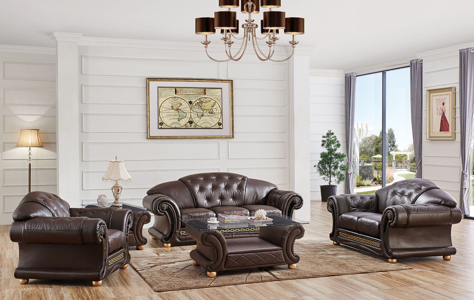 Brands Formerin Classic Living Room, Italy Apolo Brown