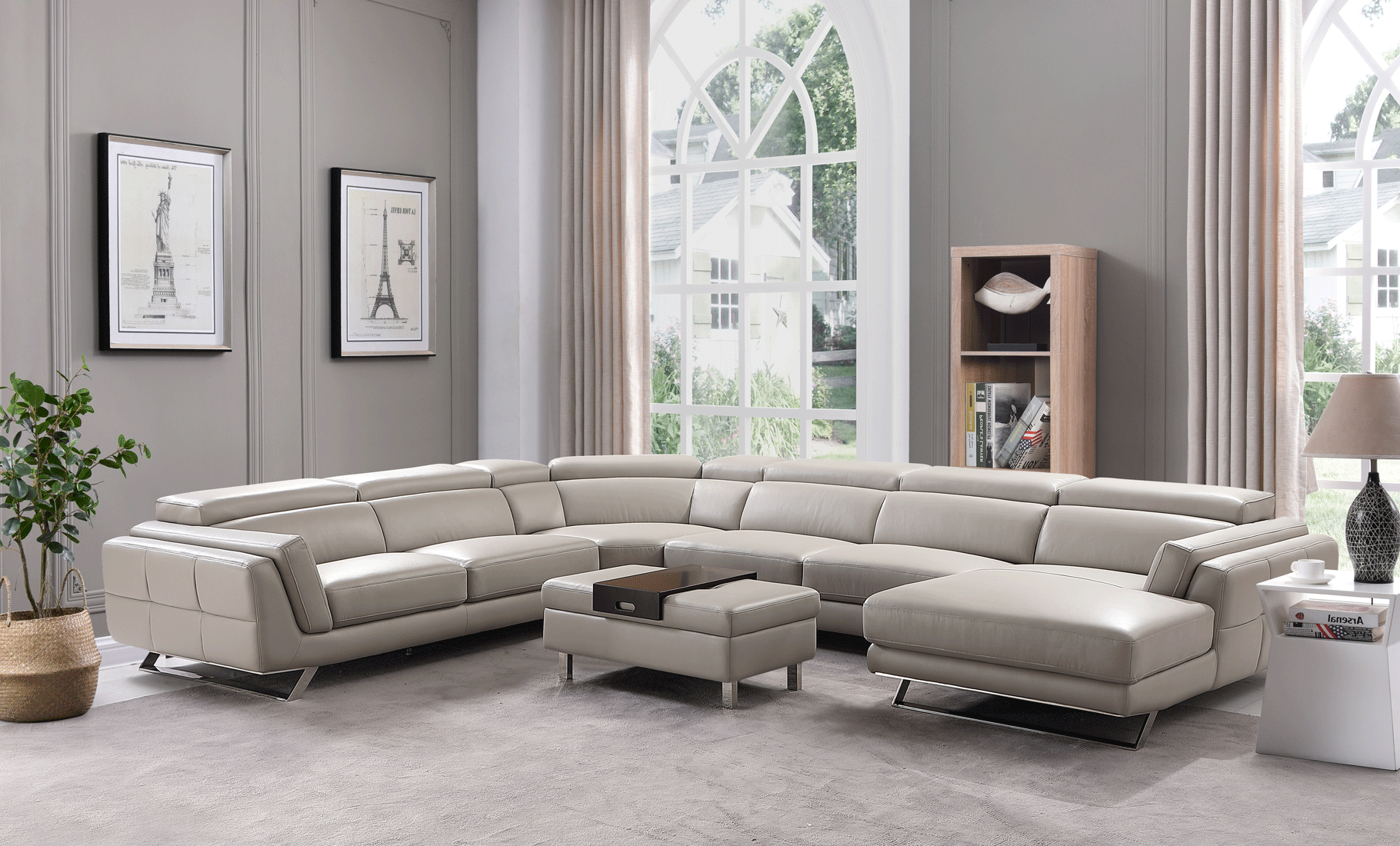Brands Formerin Classic Living Room, Italy 582 Sectional Right